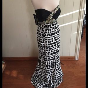 Precious Formals sz 12 embellished prom dress
